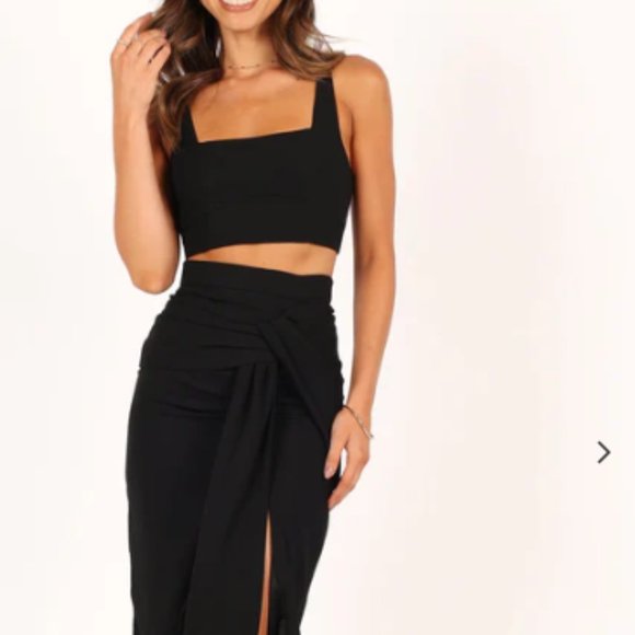 NWT Petal & Pup Two Piece Zanita Set - Black - S - Picture 2 of 6